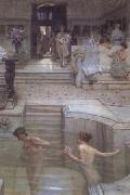 Alma-Tadema, Sir Lawrence A Favourite Custom (mk23) oil